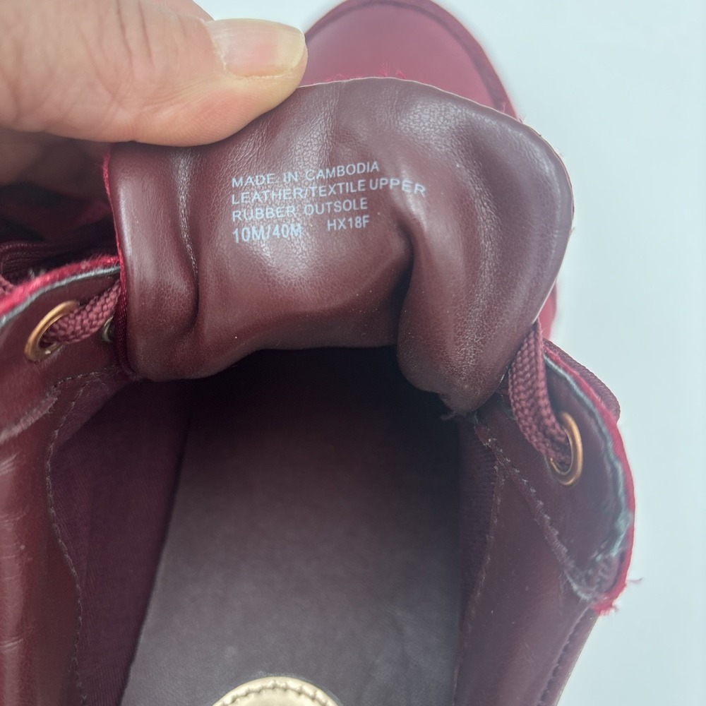 Michael kors Trainers - Girls. Burgundy. Brand new Size 10 Girls M/1 - Picture 10 of 12